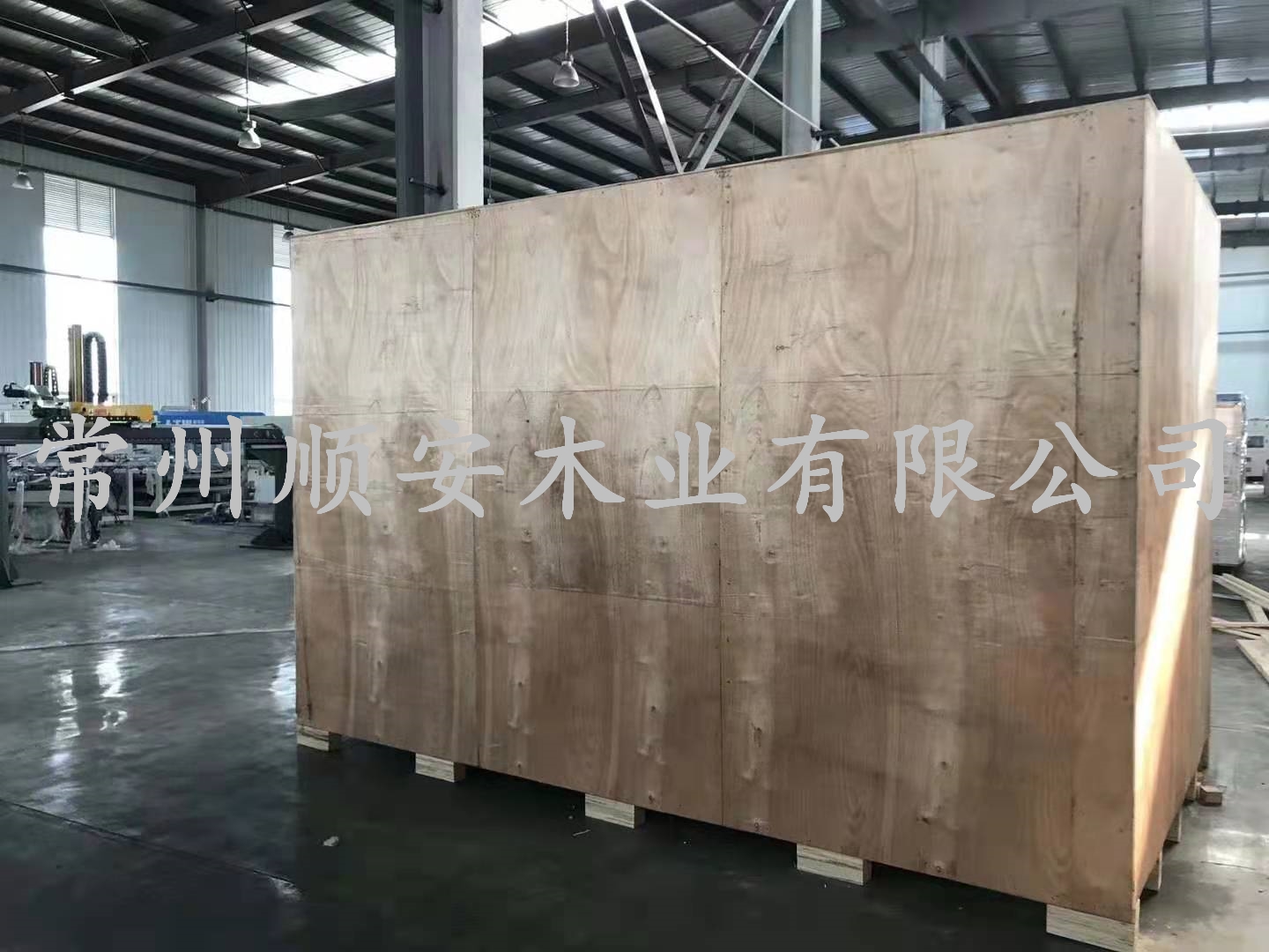 出口設備木箱